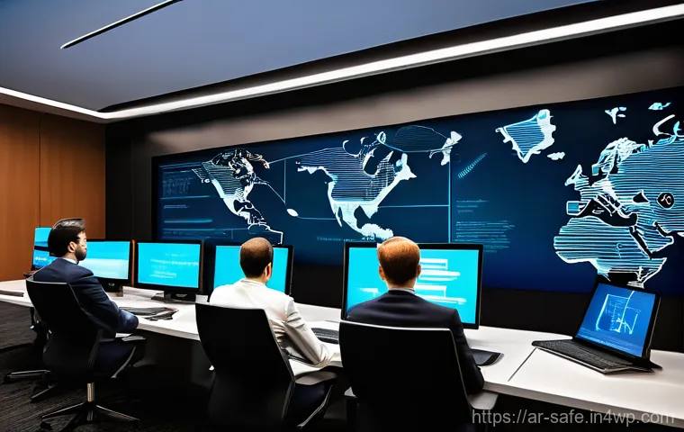소프트웨어 공급망 보안 현황 및 동향 분석 - **Prompt:** A dynamic scene illustrating the power of AI in modern cybersecurity. In the foreground,...