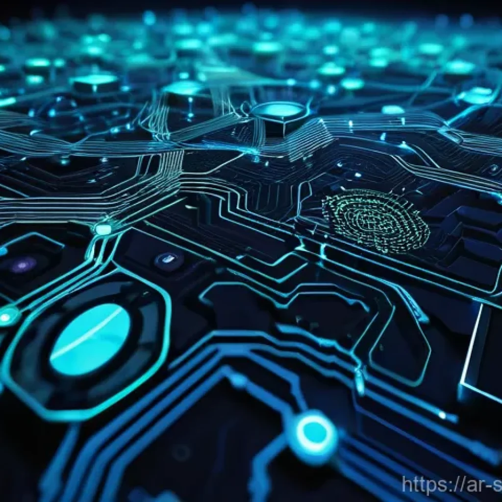 소프트웨어 공급망 보안의 디지털 전환 전략 - **A Digital Fabric Under Vigilant Guard**
* **Description:** An intricate, glowing network of ...