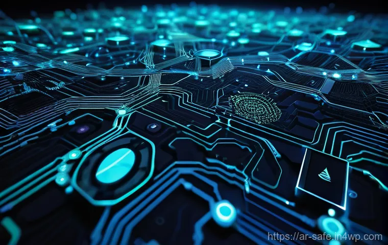 소프트웨어 공급망 보안의 디지털 전환 전략 - **A Digital Fabric Under Vigilant Guard**
    *   **Description:** An intricate, glowing network of ...