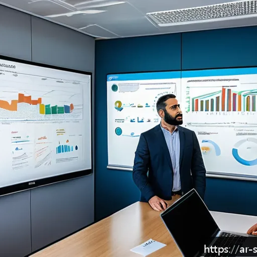 소프트웨어 공급망 보안 교육 프로그램 설계하기 - A modern corporate training room in a Middle Eastern office setting, featuring diverse Arab professi...