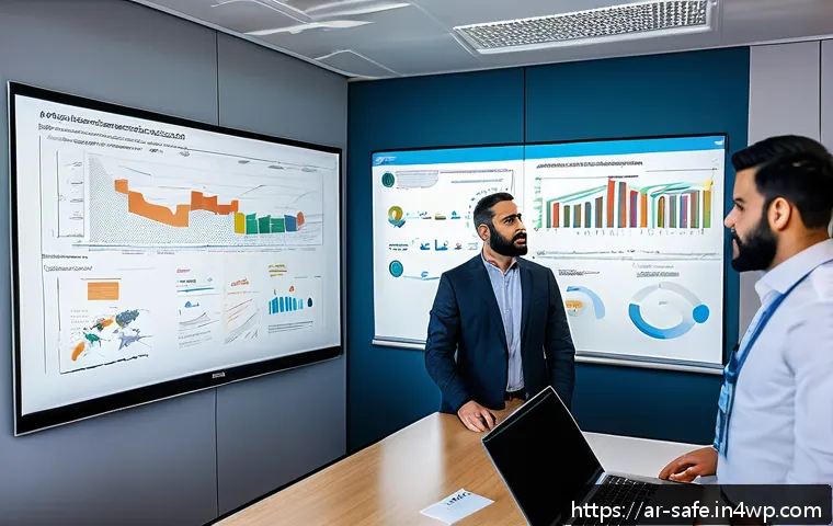 소프트웨어 공급망 보안 교육 프로그램 설계하기 - A modern corporate training room in a Middle Eastern office setting, featuring diverse Arab professi...